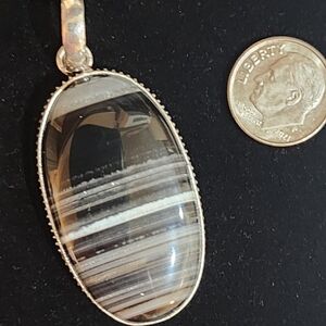 Banded Onyx Pendant 🤍